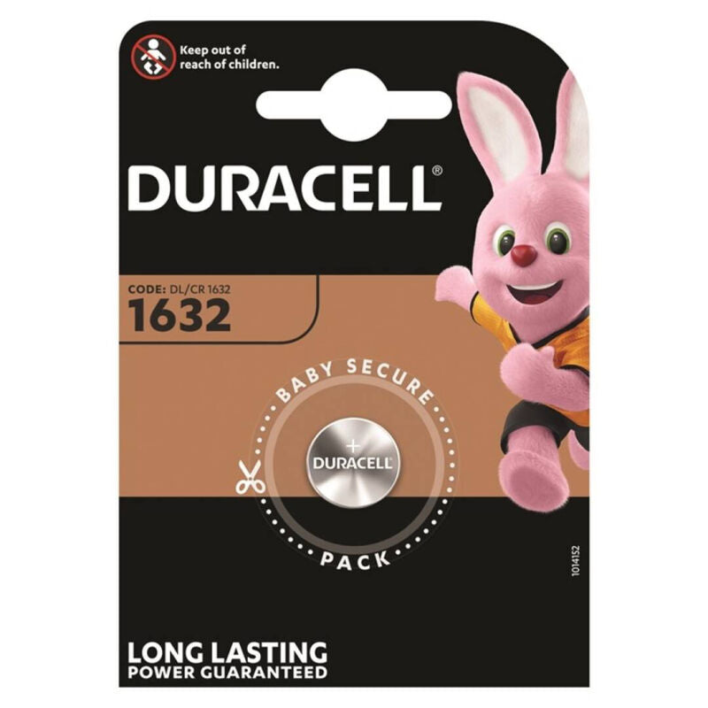 DURACELL - PILA BOTON LITIO CR1632 3V BLISTER*1 DURACELL