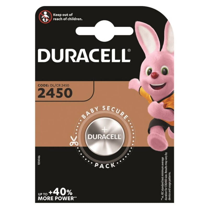 DURACELL - PILA BOTON LITIO CR2450 3V BLISTER*1 DURACELL