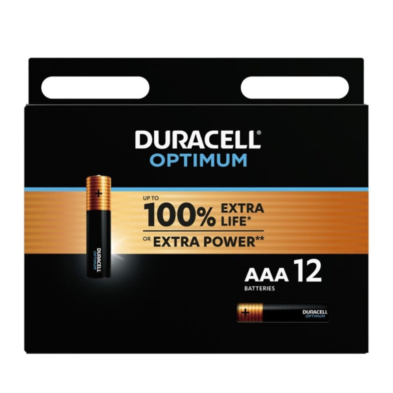 DURACELL - OPTIMUM 200 PILA ALCALINA AAA LR03 BLISTER*12 DURACELL