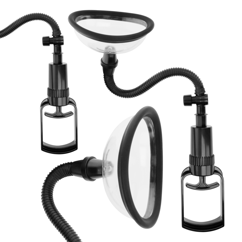 INTENSE - PUMP BOMBA MANUAL VAGINAL CON DOS COPAS INTERCAMBIABLES INTENSE PUMP