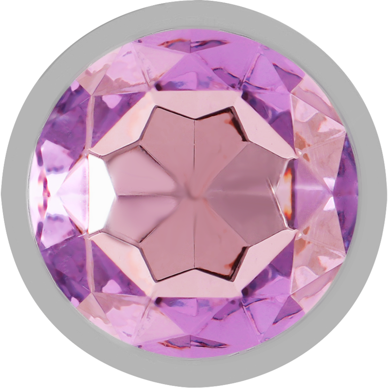 INTENSE - PLUG ANAL METAL ALUMINIO CON CRISTAL VIOLETA TALLA S INTENSE ANAL TOYS