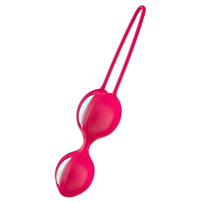 FUN FACTORY - SMARTBALLS BOLAS PELVICAS DUO BLANCO/ROJO FUN FACTORY