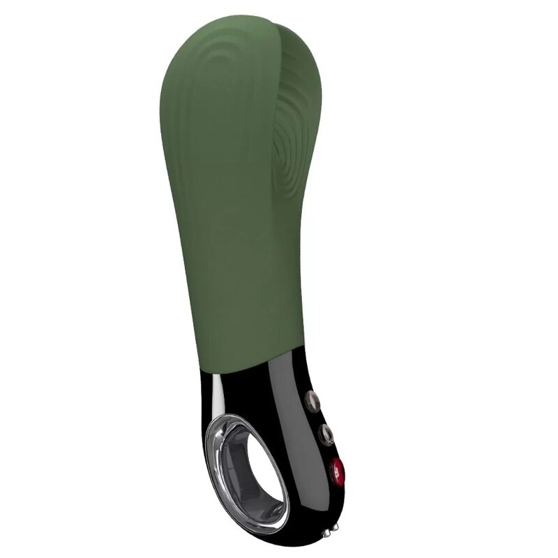 FUN FACTORY - MANTA MASTURBADOR VIBRADOR DEEP MOSS GREEN & NEGRO FUN FACTORY