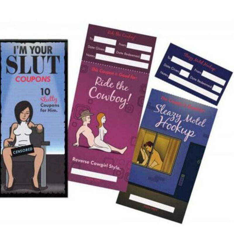 KHEPER GAMES - IM YOUR SLUT COUPONS / EN KHEPER GAMES