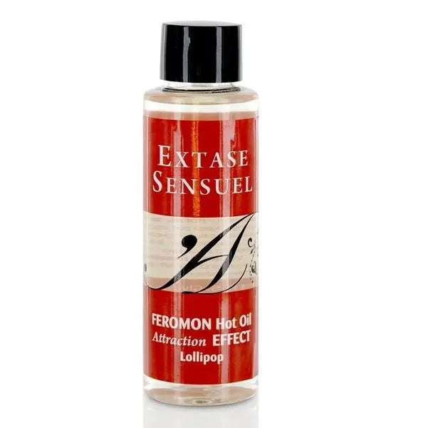 EXTASE SENSUAL - ACEITE MASAJE EFECTO CALOR CON FEROMONAS PIRULET 100 ML EXTASE SENSUAL