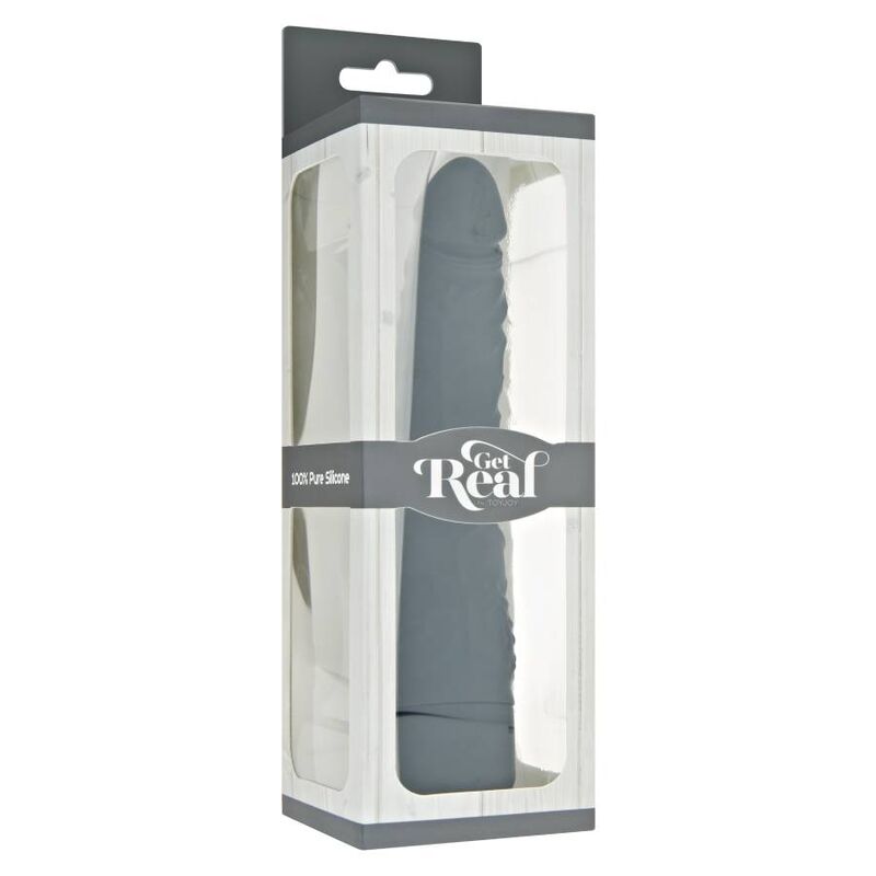 GET REAL - CLASSIC SLIM VIBRADOR NEGRO GET REAL