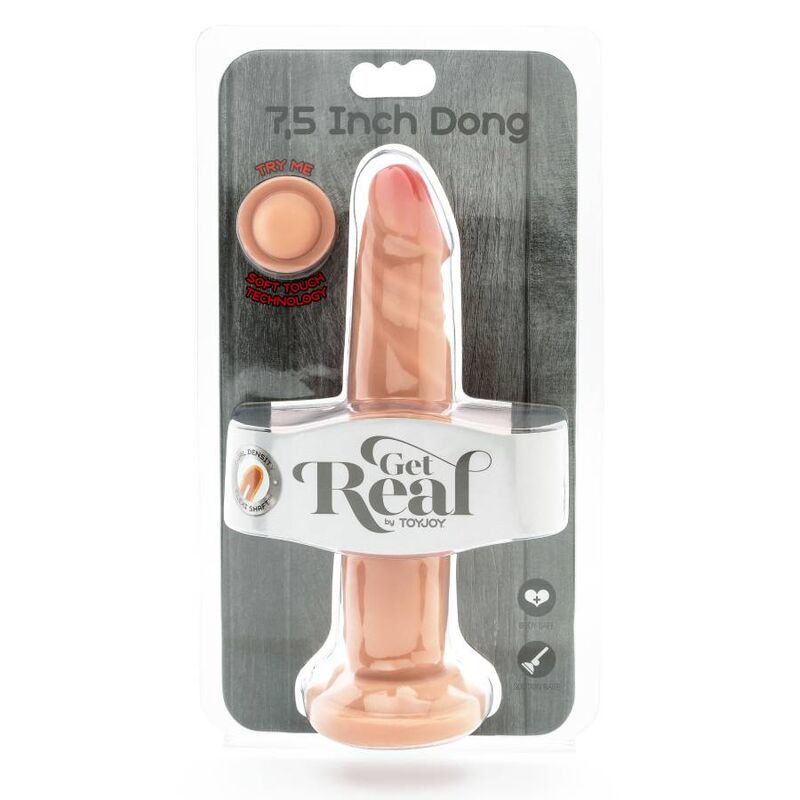 GET REAL - DUAL DENSITY DONG 19 CM NATURAL GET REAL