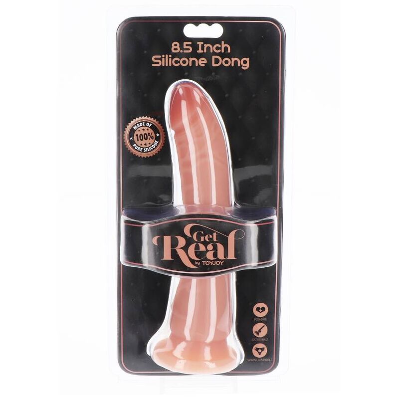 GET REAL - DONG SILICONA 21 CM NATURAL GET REAL