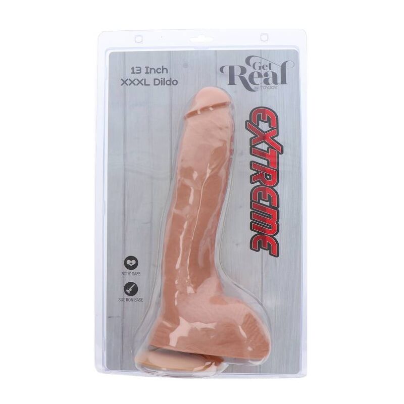GET REAL - EXTREME XXXL DILDO 34 CM NATURAL GET REAL