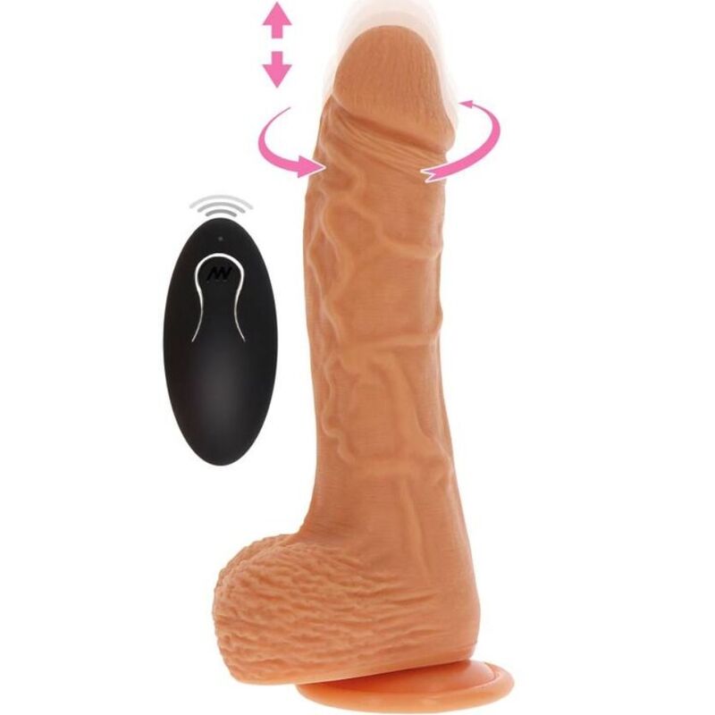 GET REAL - DILDO VIBRADOR ROTADOR UP&DOWN NATURAL GET REAL