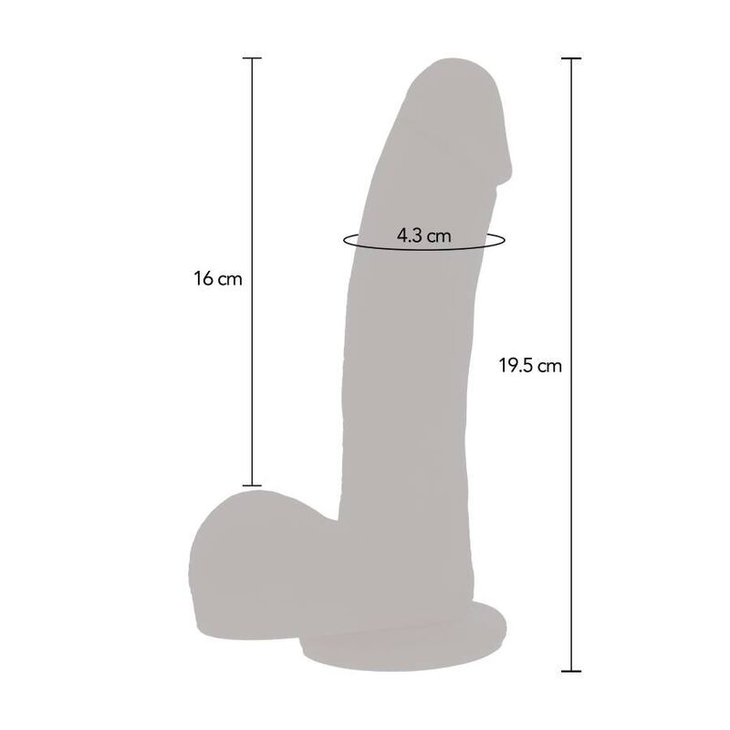 GET REAL - DILDO EMPUJE MAGNÉTICO PULSANTE NATURAL GET REAL