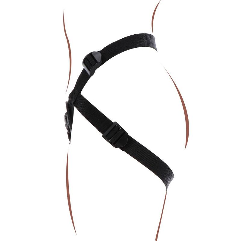 GET REAL - STRAP-ON PLEASURE HARNÉS NEGRO GET REAL