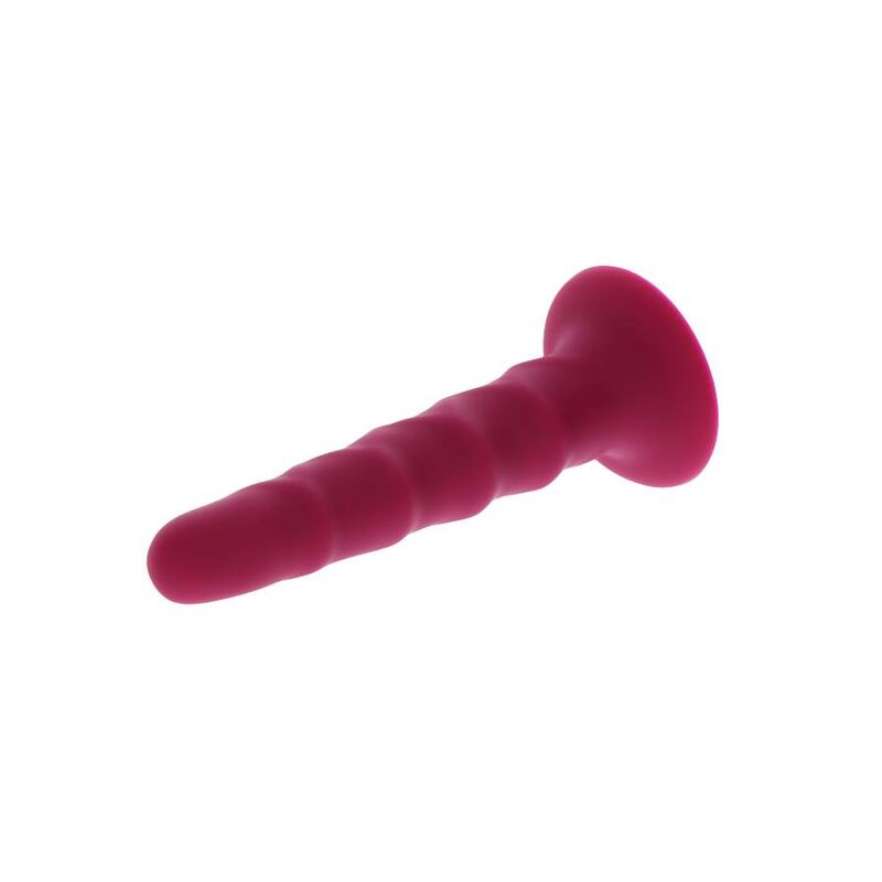 GET REAL - RIBBED DONG 12 CM ROJO GET REAL