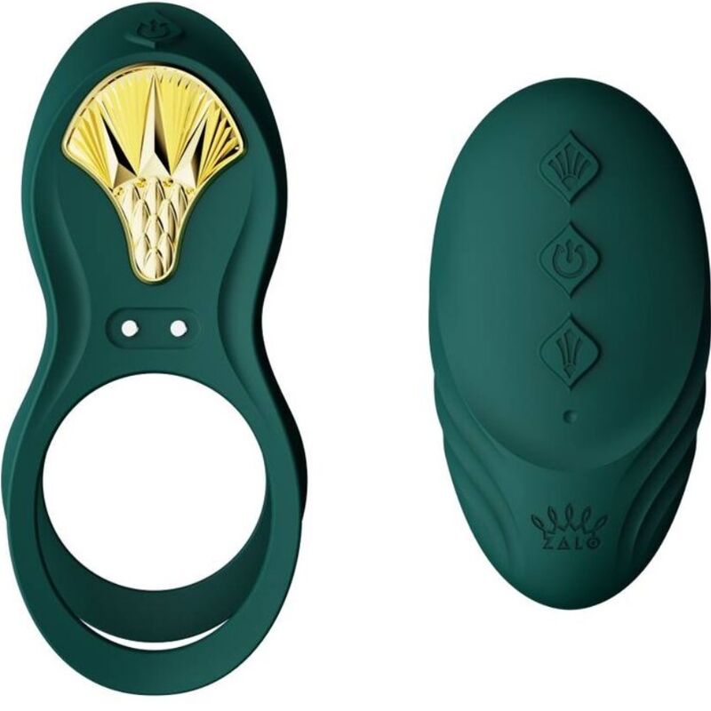 ZALO - BAYEK ANILLO VIBRADOR CONTROL REMOTO PAREJAS VERDE ZALO