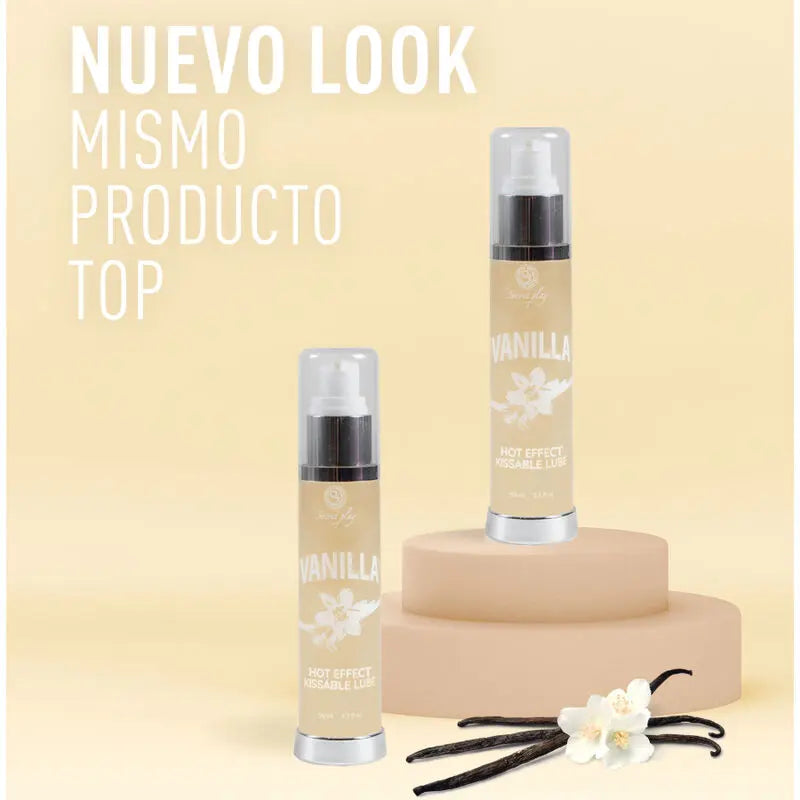SECRETPLAY - LUBRICANTE 2-1 EFECTO CALOR VAINILLA 50 ML SECRETPLAY COSMETIC