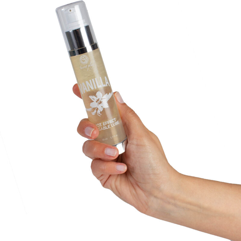 SECRETPLAY - LUBRICANTE 2-1 EFECTO CALOR VAINILLA 50 ML SECRETPLAY COSMETIC