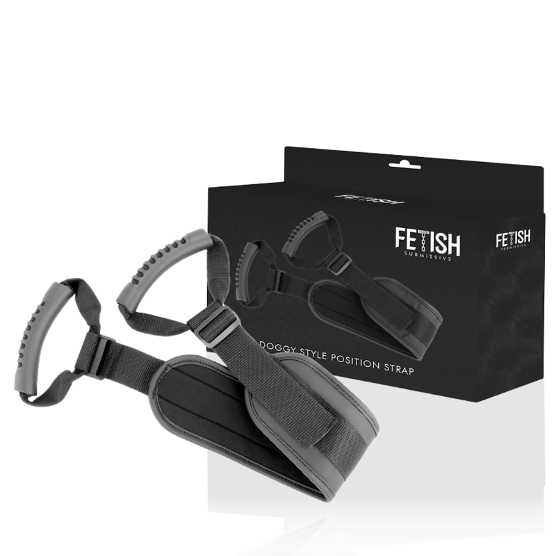 FETISH SUBMISSIVE - ARNÉS PARA HACERLO ESTILO PERRITO CON FORRO DE NOPRENO FETISH SUBMISSIVE BONDAGE