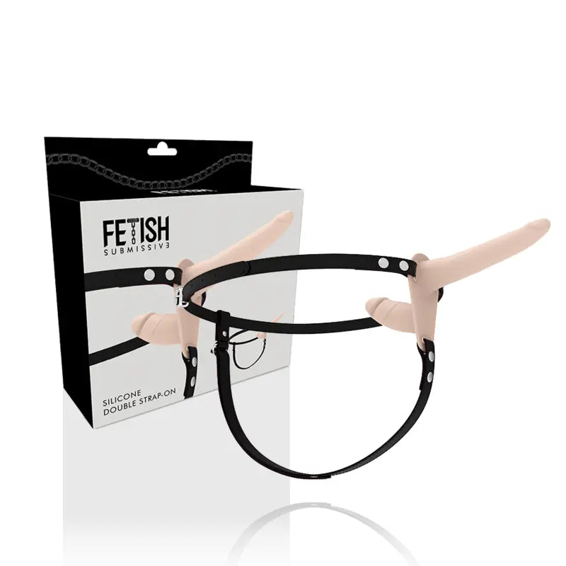 FETISH SUBMISSIVE HARNESS - DOBLE PENETRACIÓN FLESH FETISH SUBMISSIVE HARNESS
