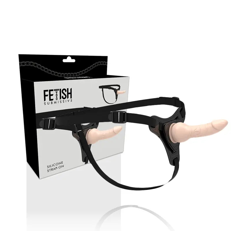 FETISH SUBMISSIVE HARNESS - SILICONA FLESH REALISTIC 16CM FETISH SUBMISSIVE HARNESS