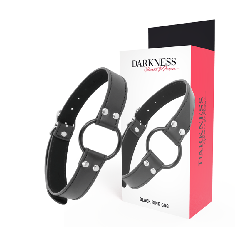 DARKNESS - MORDAZA CON ANILLA DIAMETRO 3.6 CM DARKNESS BONDAGE