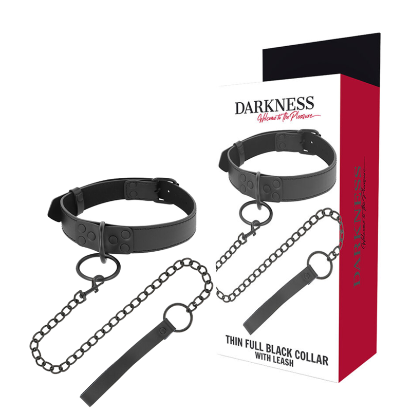 DARKNESS - COLLAR CON CADENA NEGRO DARKNESS BONDAGE