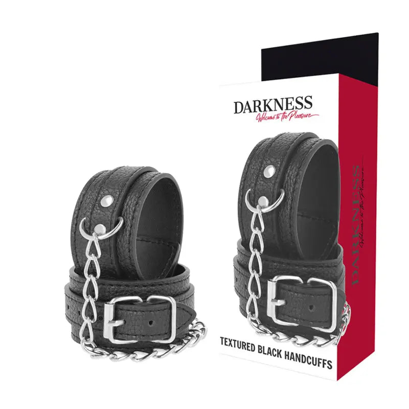 DARKNESS - ESPOSAS LEATHER NEGRO TEXTURA DARKNESS BONDAGE