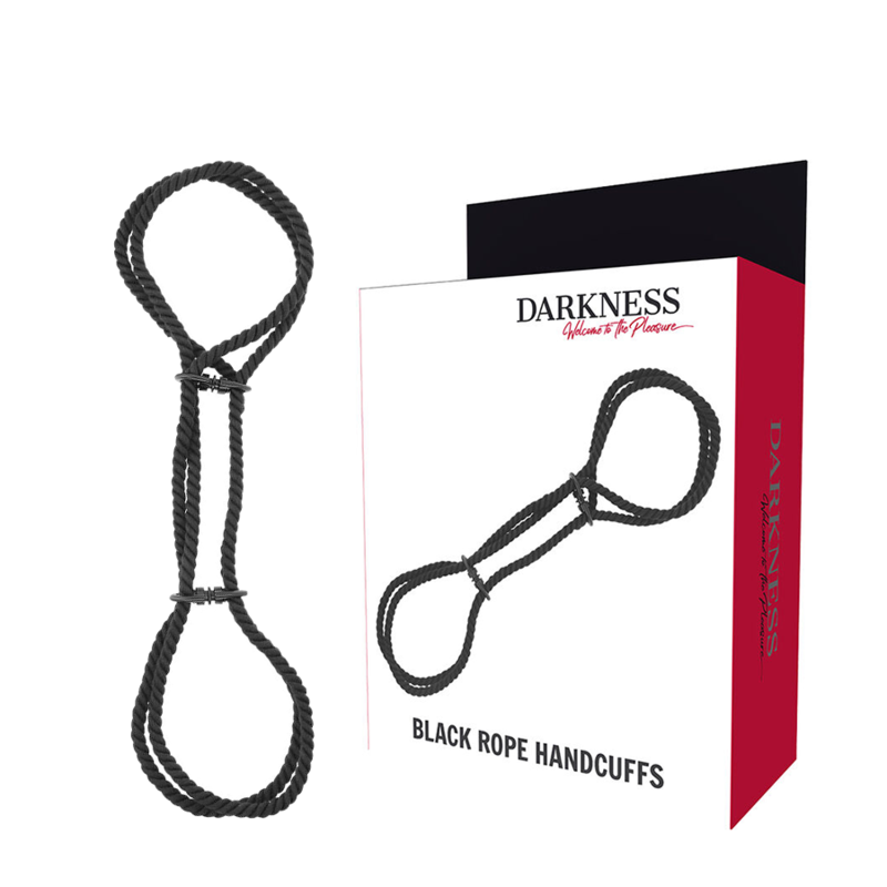 DARKNESS - ESPOSAS MANOS O TOBILLOS CUERDA 100% ALGODON DARKNESS BONDAGE