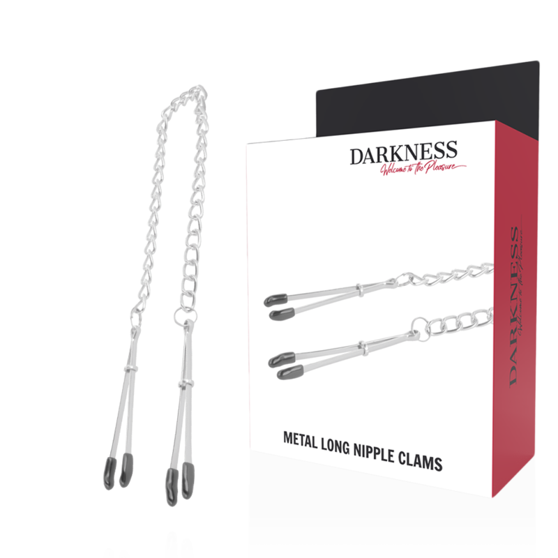 DARKNESS - PINZAS AJUSTABLES PARA PEZONES METAL DARKNESS SENSATIONS