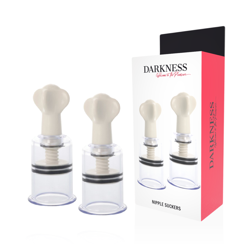 DARKNESS - SUCCIONADOR PEZONES TRANSPARENTE 5CM DIAMETRO DARKNESS SENSATIONS