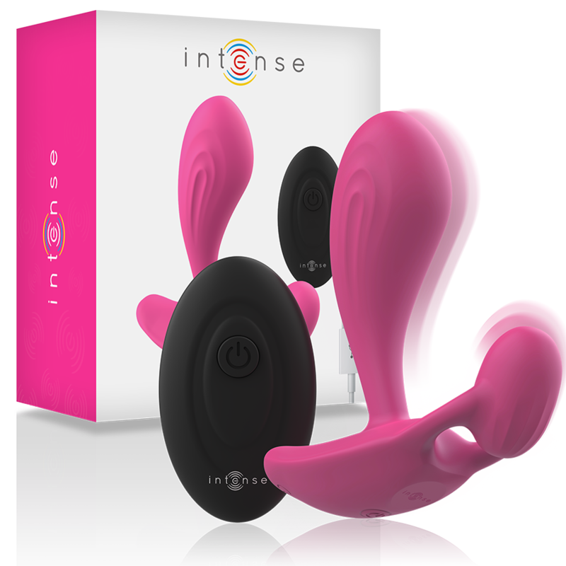 INTENSE - SHELLY DUO ANAL-PERINEO , VAGINAL-CLITORIS REMOTO ROSA INTENSE ANAL TOYS