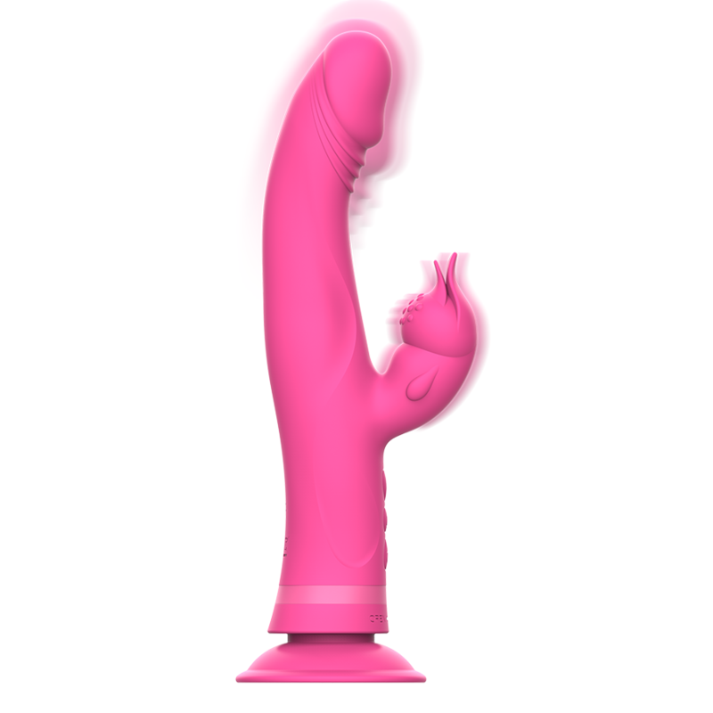 INTENSE - JULIO VIBRADOR RABBIT SILICONA ROSA INTENSE FUN