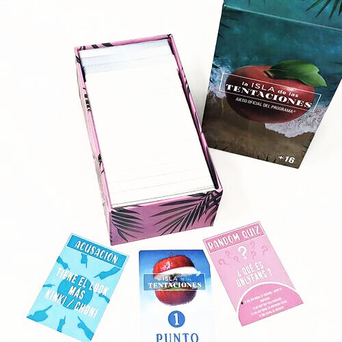 LA ISLA DE LAS TENTACIONES - JUEGO DE CARTAS OFICIAL - ES LA ISLA DE LAS TENTACIONES