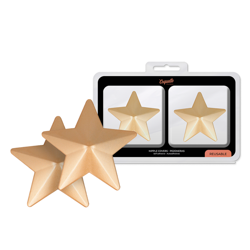 COQUETTE CHIC DESIRE - CUBRE PEZONES METAL ESTRELLAS COQUETTE ACCESSORIES