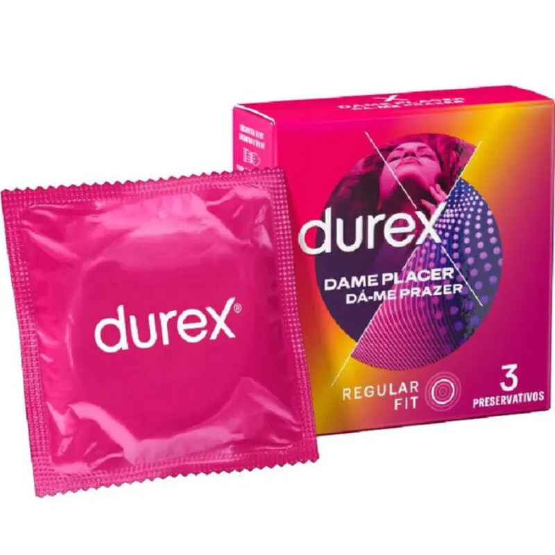 DUREX - DAME PLACER 3 UNIDADES DUREX CONDOMS
