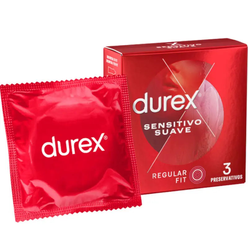 DUREX - SENSITIVO SUAVE 3 UNIDADES DUREX CONDOMS