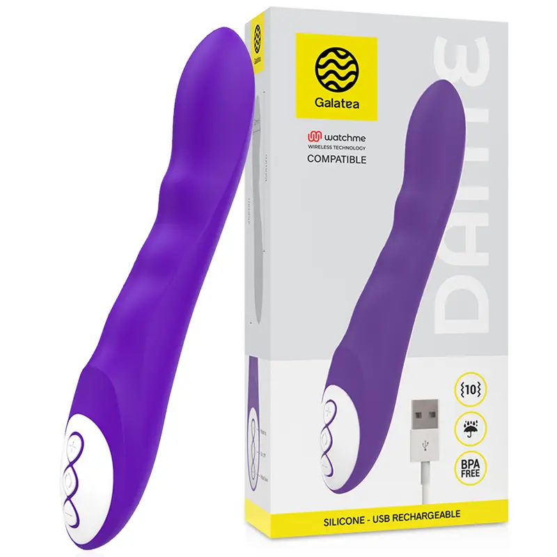 GALATEA - DANTE VIBRADOR LILA COMPATIBLE CON WATCHME WIRELESS TECHNOLOGY GALATEA