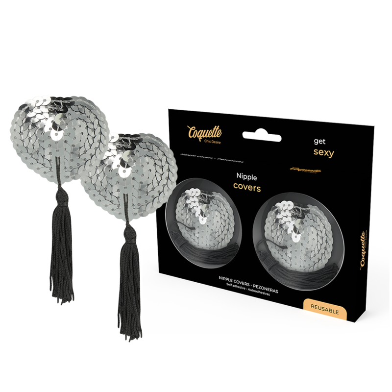 COQUETTE CHIC DESIRE - CUBRE PEZONES SILVER COQUETTE ACCESSORIES