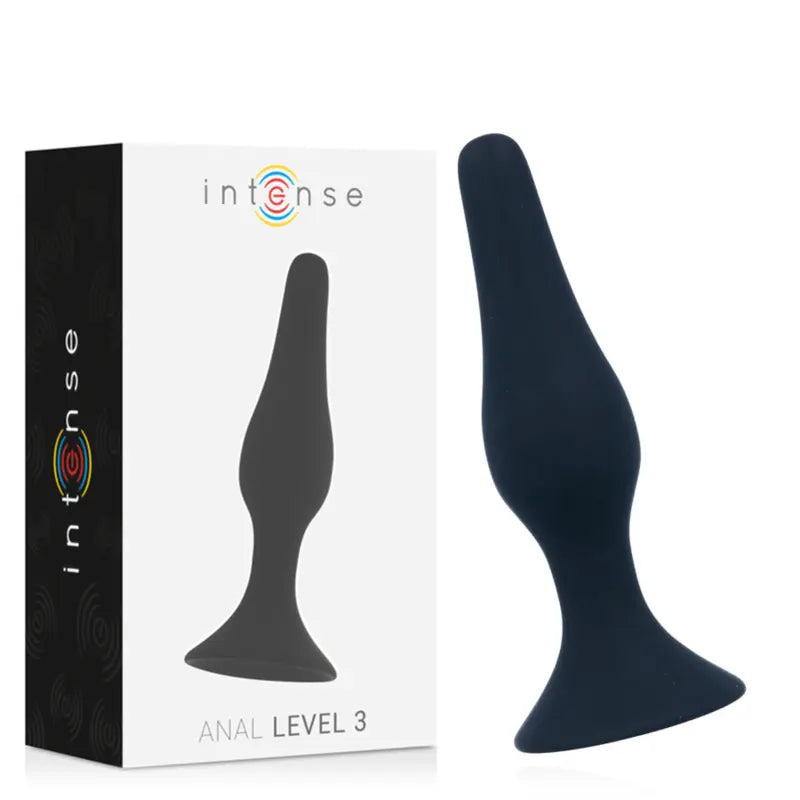 INTENSE - ANAL LEVEL 3 12.5CM NEGRO INTENSE ANAL TOYS