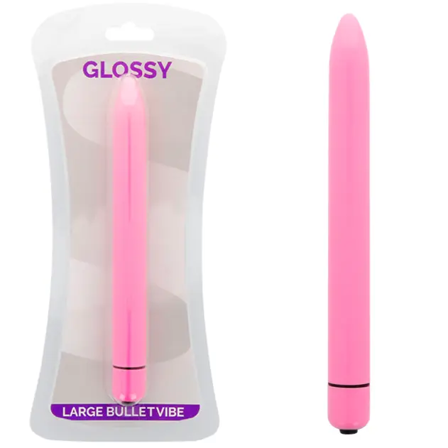 GLOSSY - SLIM VIBRADOR ROSA INTENSO GLOSSY