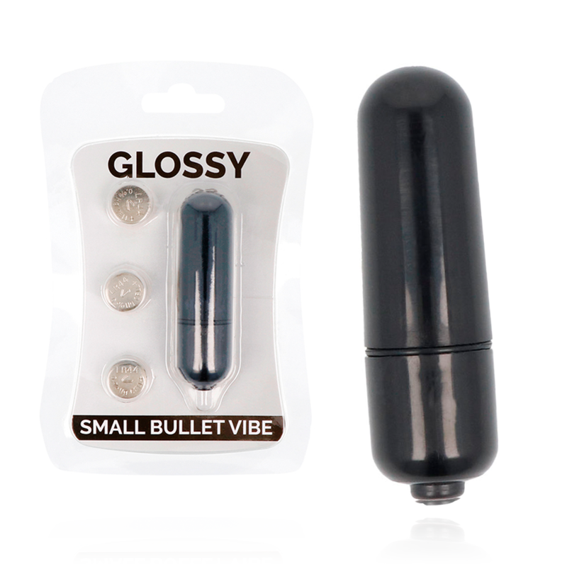 GLOSSY - SMALL BALA VIBRADORA NEGRO GLOSSY