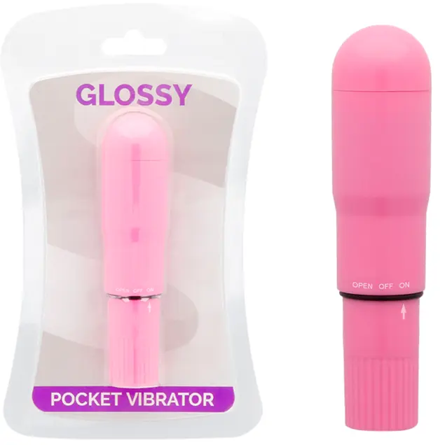 GLOSSY - POCKET VIBRADOR ROSA INTENSO GLOSSY