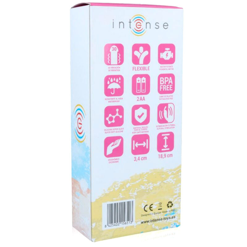 INTENSE - HILARI VIBRADOR ROSA SILICON LUXE INTENSE FUN