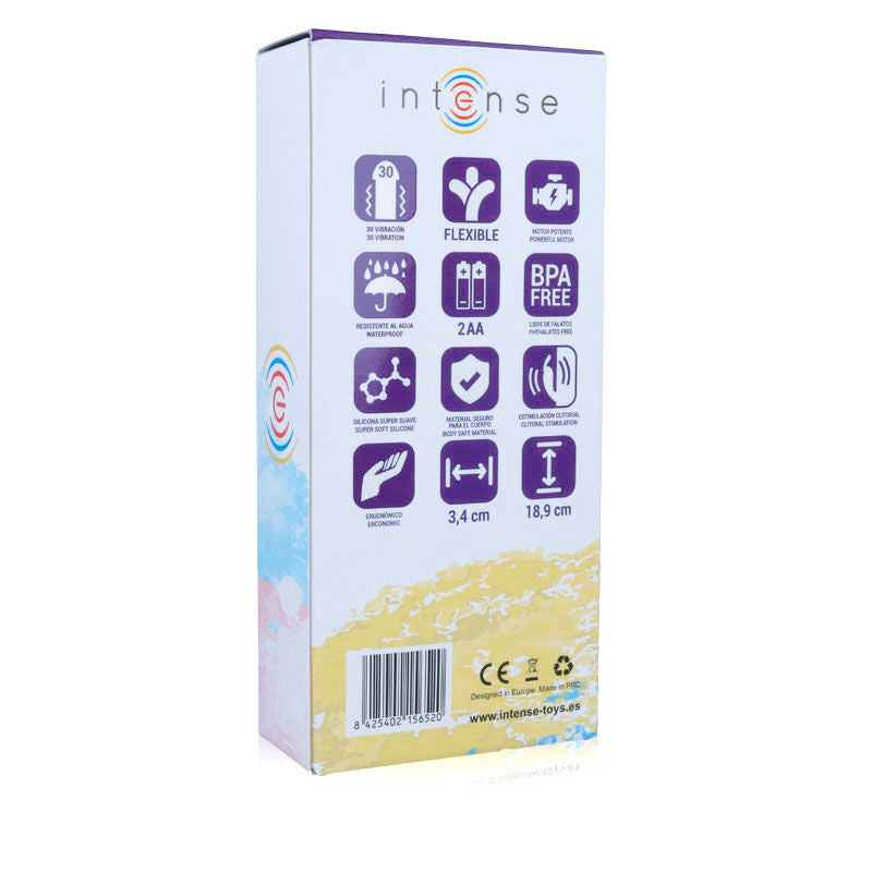 INTENSE - HILARI VIBRADOR LILA SILICONA LUXE INTENSE FUN
