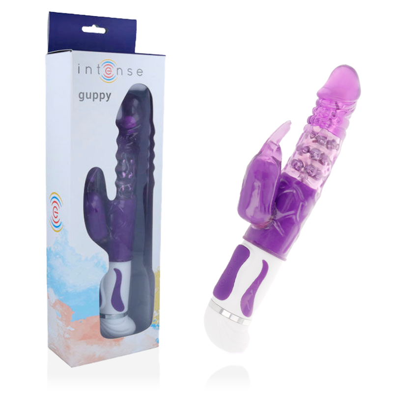 INTENSE - GUPPY VIBRADOR ROTADOR LILA INTENSE FUN
