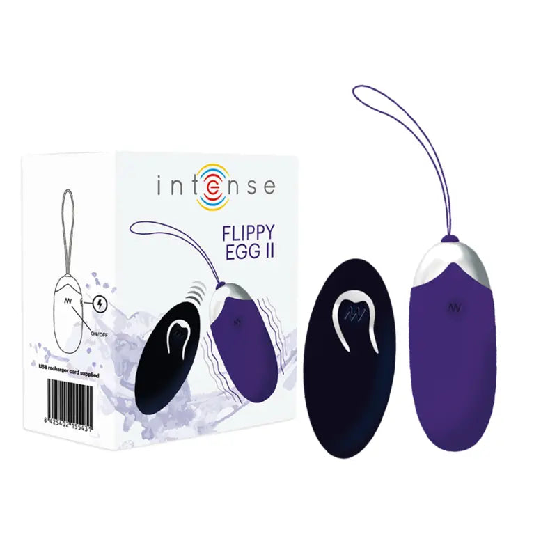 INTENSE - FLIPPY II HUEVO RECARGABLE REMOTO LILA INTENSE COUPLES TOYS