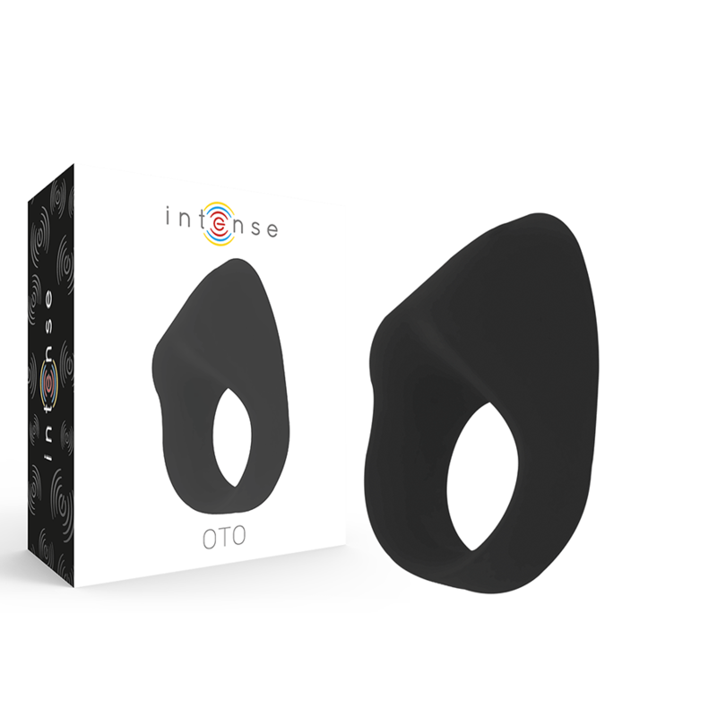 INTENSE - OTO ANILLO VIBRADOR RECARGABLE NEGRO INTENSE COUPLES TOYS