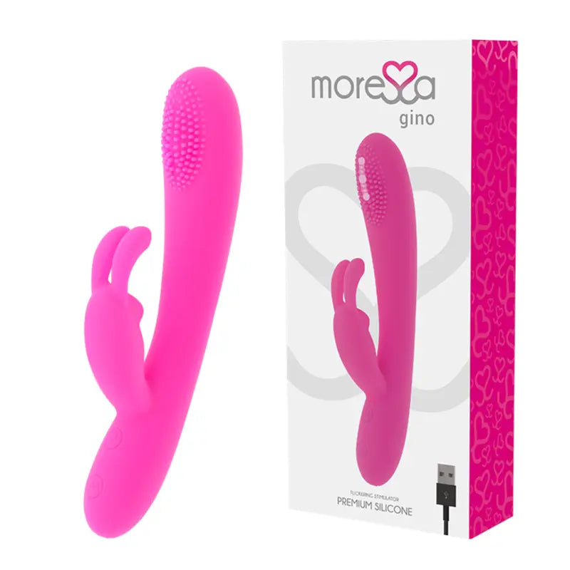 MORESSA - GINO TICKLING VAGINAL PREMIUM SILICONE RECARGABLE MORESSA