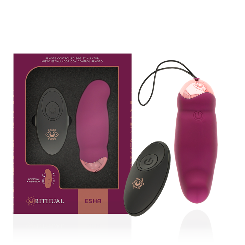 RITHUAL - ESHA HUEVO CONTROL REMOTO SISTEMA ROTACIÓN + VIBRACIÓN RITHUAL