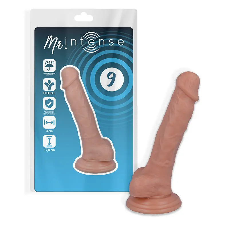 MR INTENSE - 9 PENE REALISTICO 17.8 CM -O- 3 CM MR. INTENSE