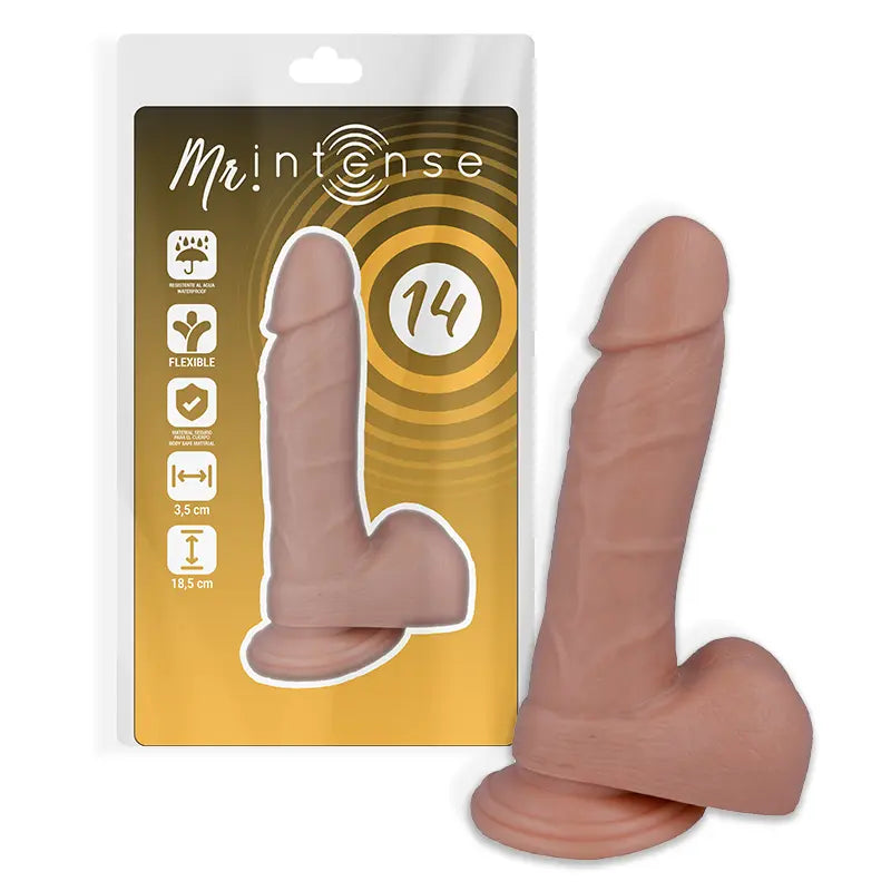 MR INTENSE - 14 PENE REALISTICO 18.5 CM -O- 3.8 CM MR. INTENSE